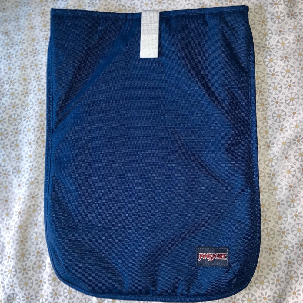 NWOT Jansport Laptop Sleeve, Cover, Holder for Protection in Navy Blue